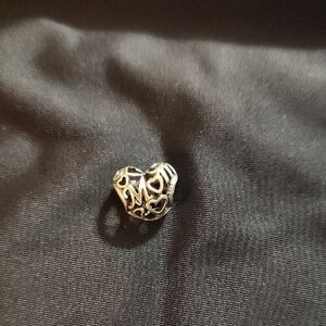 Pandora Silver Heart Initial Charm